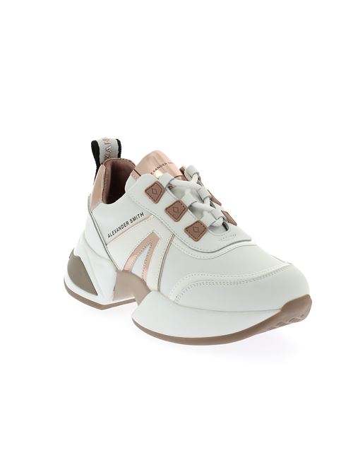 Marble Woman sneakers da donna in pelle ed ecopelle bianca ALEXANDER SMITH | ASBBMBW1143WCPX
